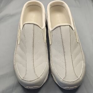 Easy Spirit Women's White Slip-On Loafers